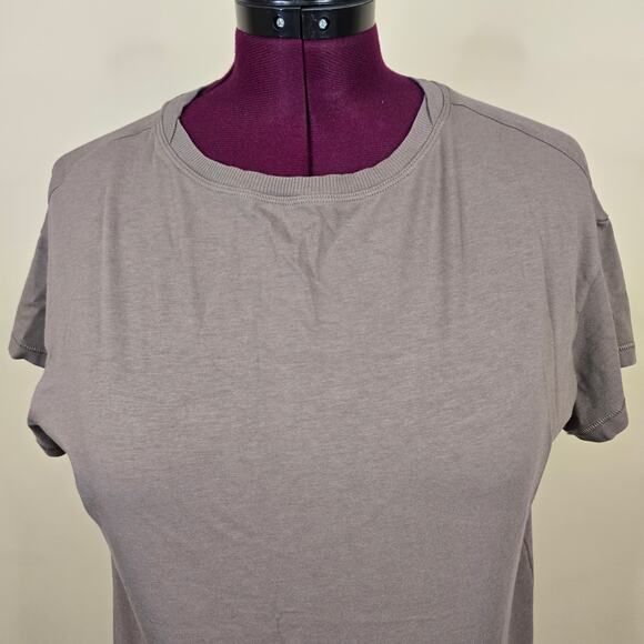 Women's Spanx Taupe Short Sleeve Tee | Size Small - Picture 4 of 8